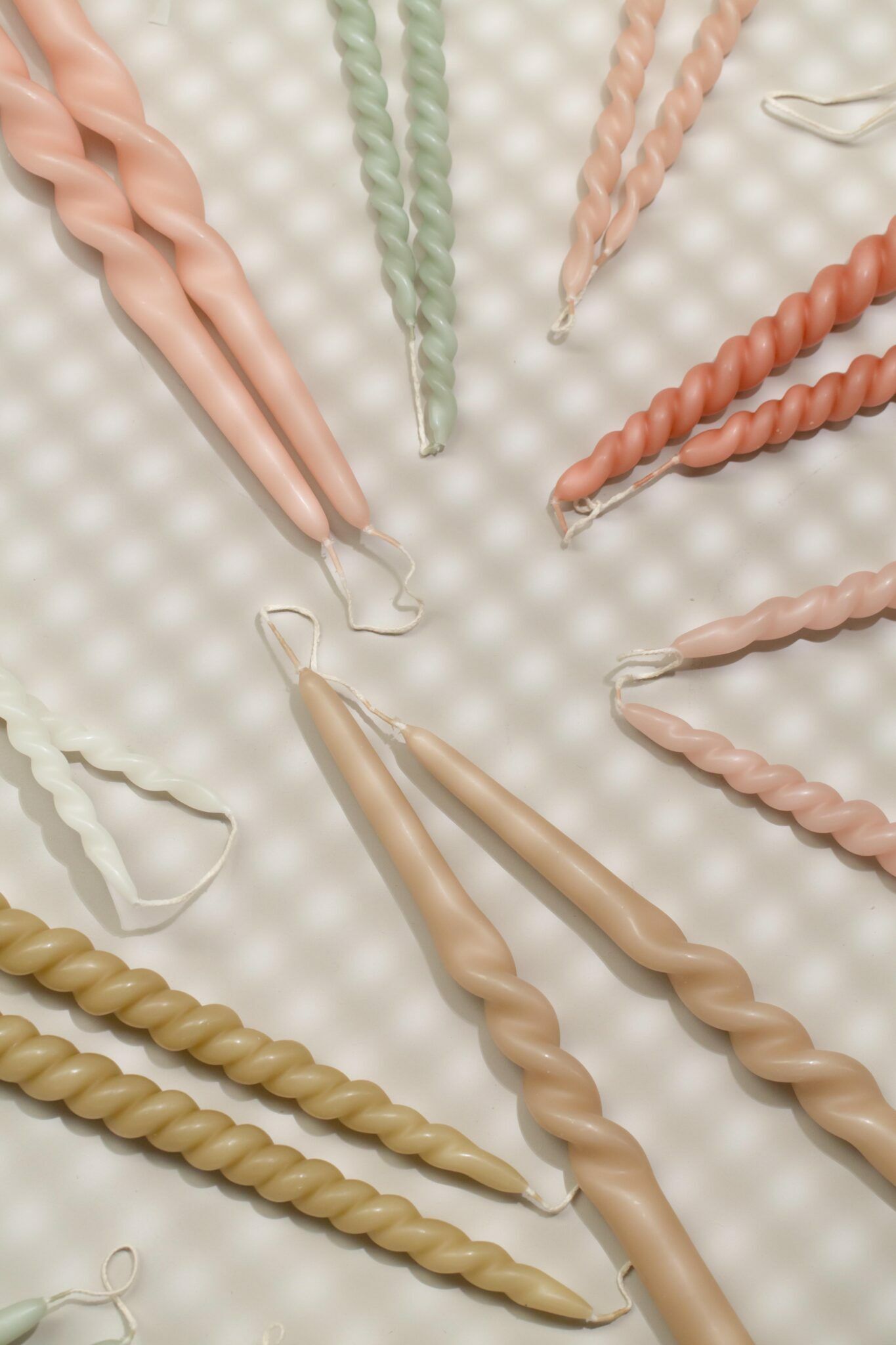 Rustik Lys - Twist Candle - Diverse Kleuren