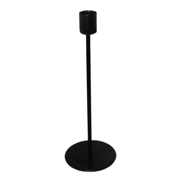 Branded By - Kandelaar Sprietje 23cm hoog - Black