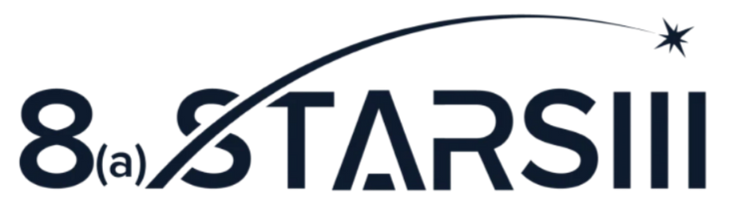 GSA 8(a) STARS III logo in oxford blue