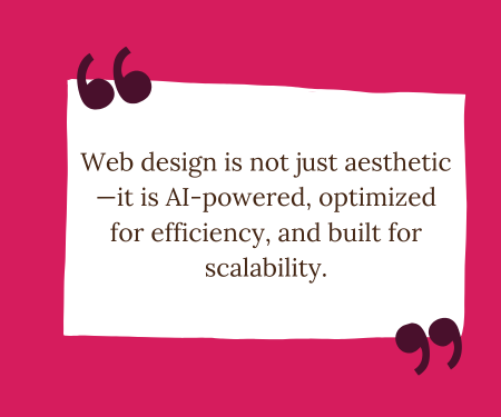 A quote from the article in the center with quote marks outside and a pink background
