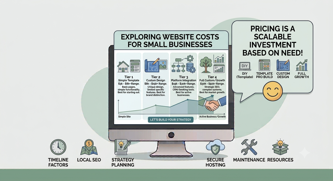 Cost of small business website design in Jacksonville - Charm Digital Marketing