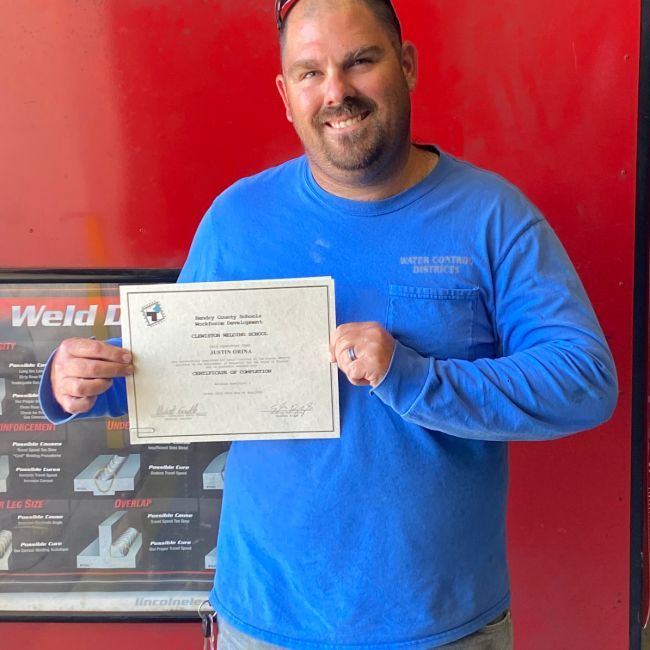 Welding Certified Student