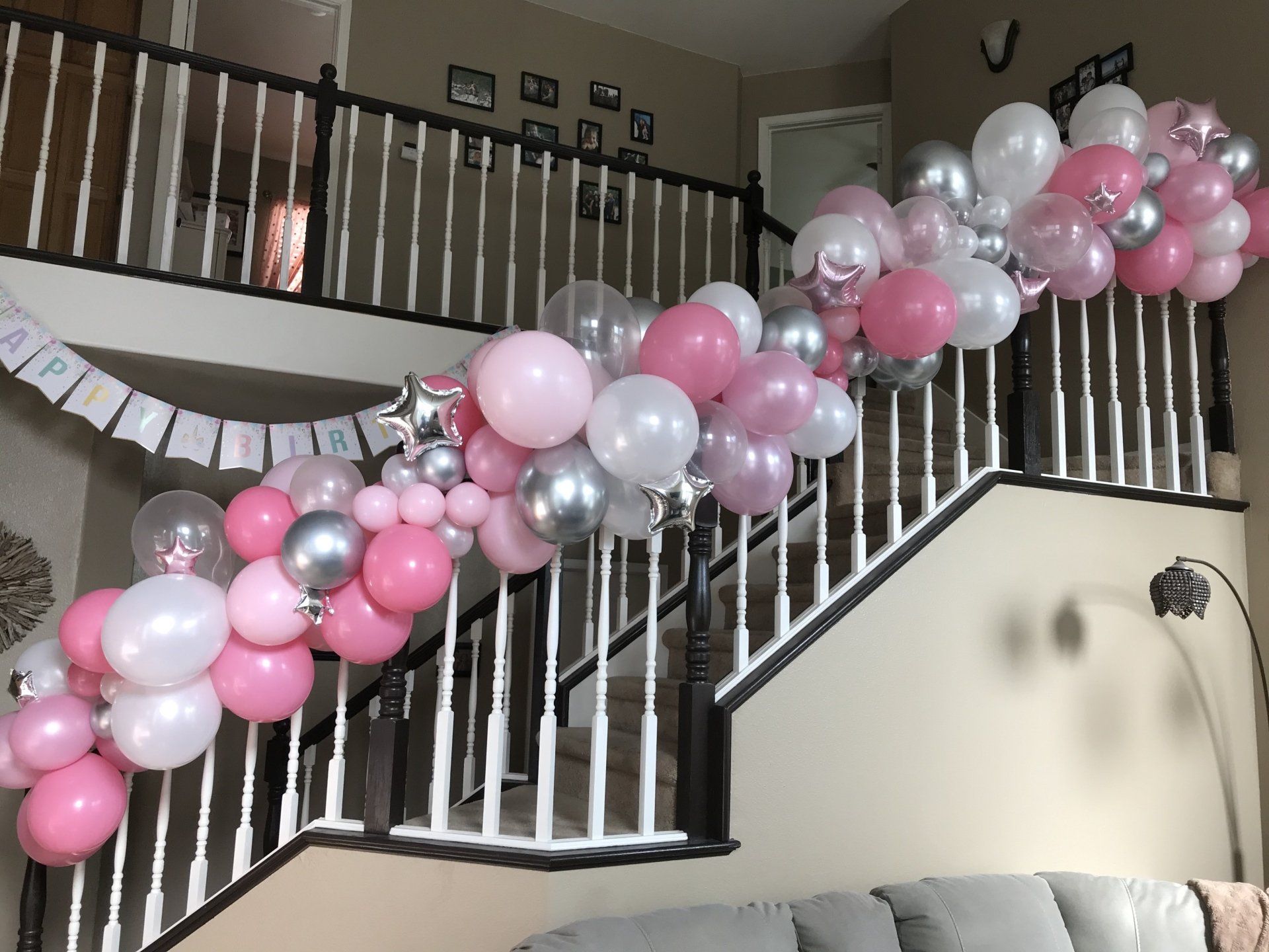 Garland Staircase Balloons