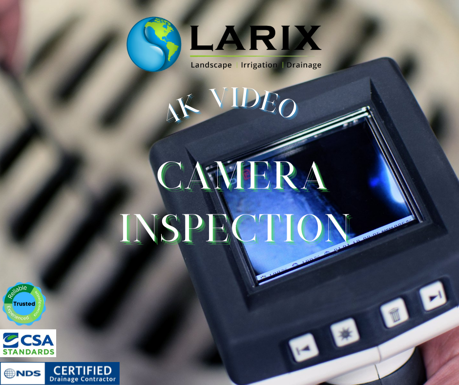 Larix Landscape drainage system inspection promotional image