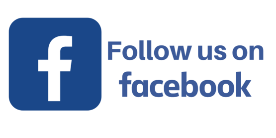 A Facebook follow us button