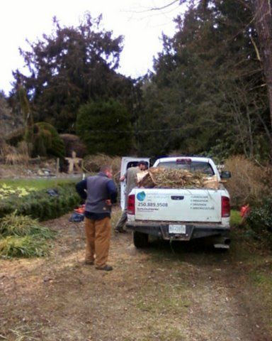 Larix Landscape tree service truck