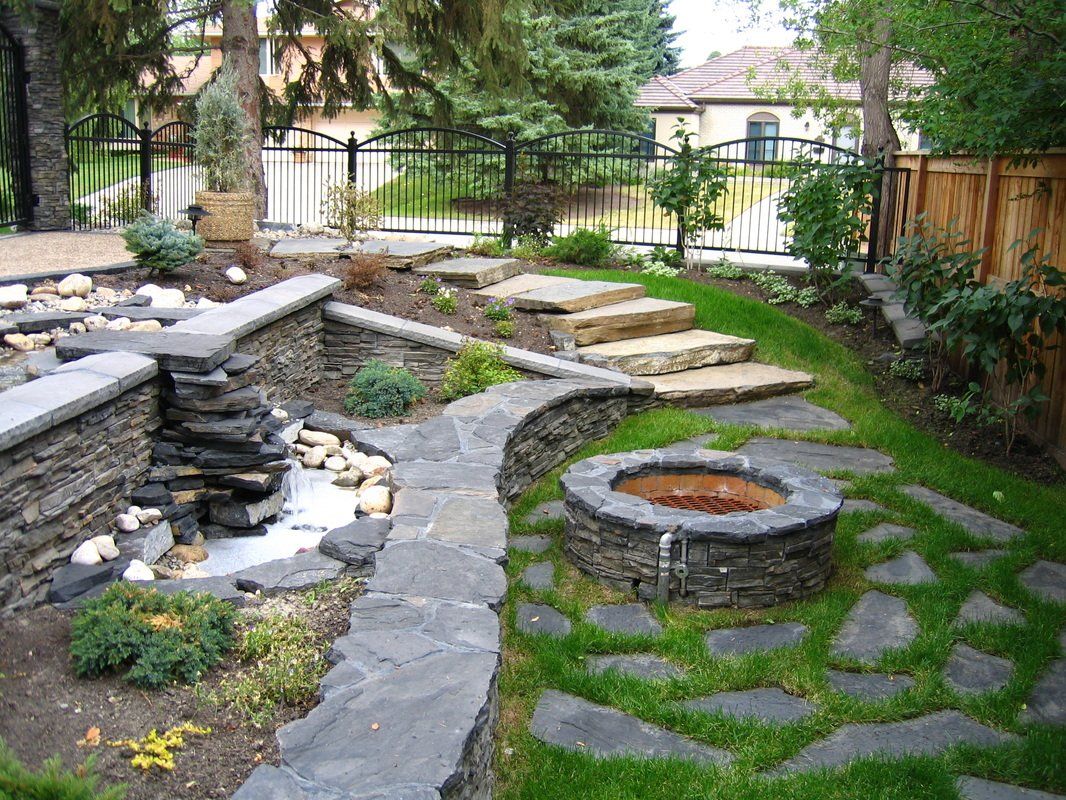Beautiful drainage design for residential back yard in Victoria BC