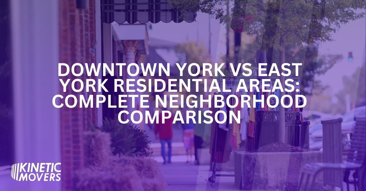 Downtown York vs East York