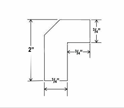 Angle Light Rail Moulding