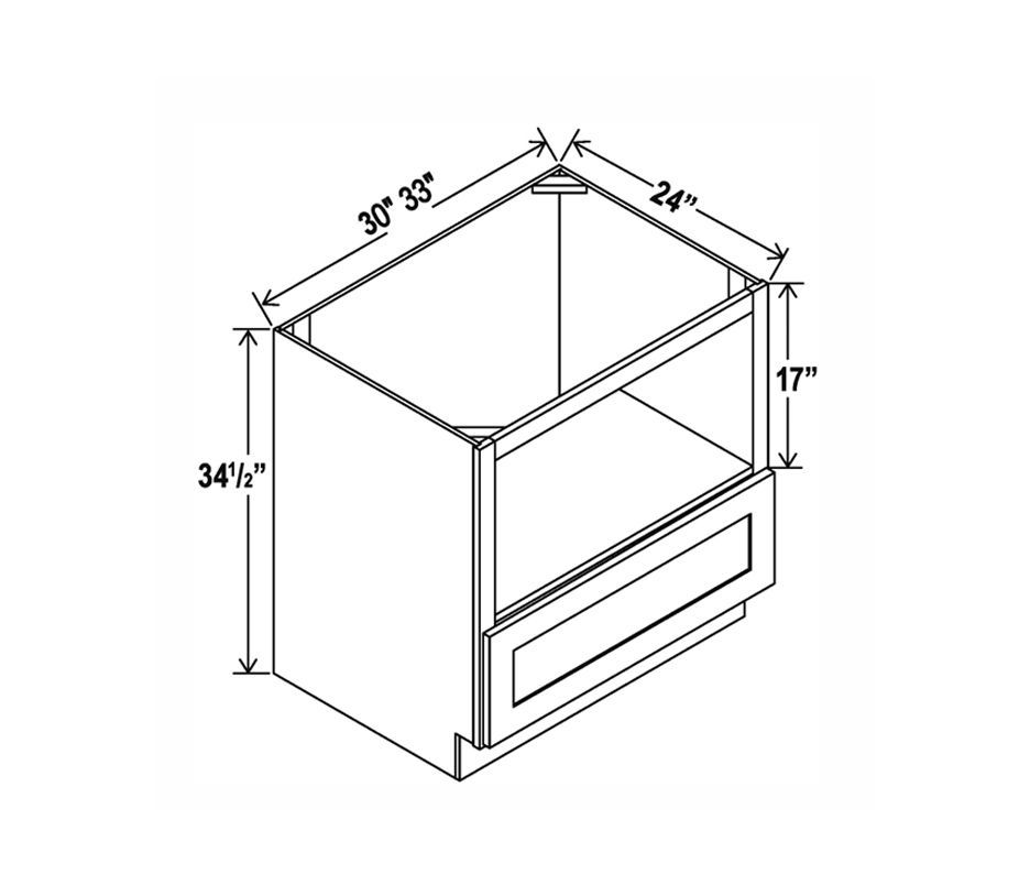 Microwave Base Cabinet