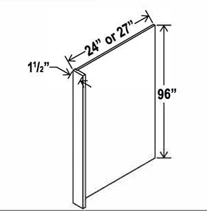 Refrigerator End Panel