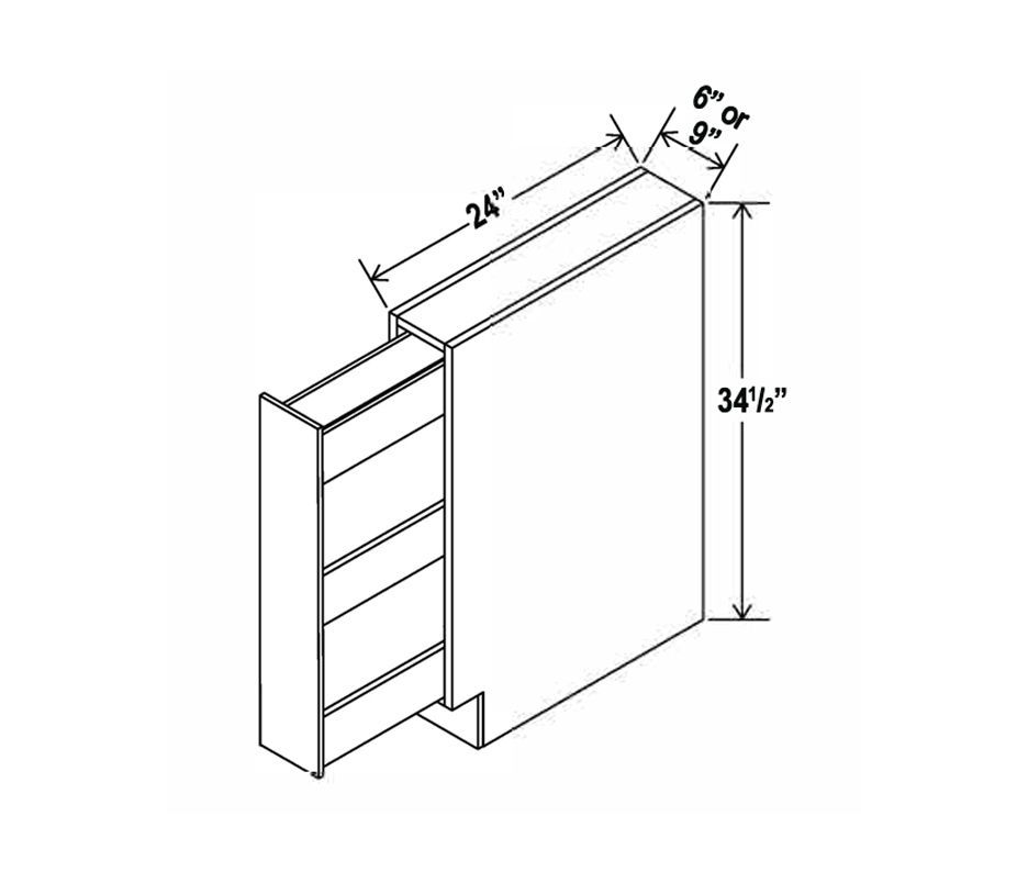 Spice Pull Base Cabinet