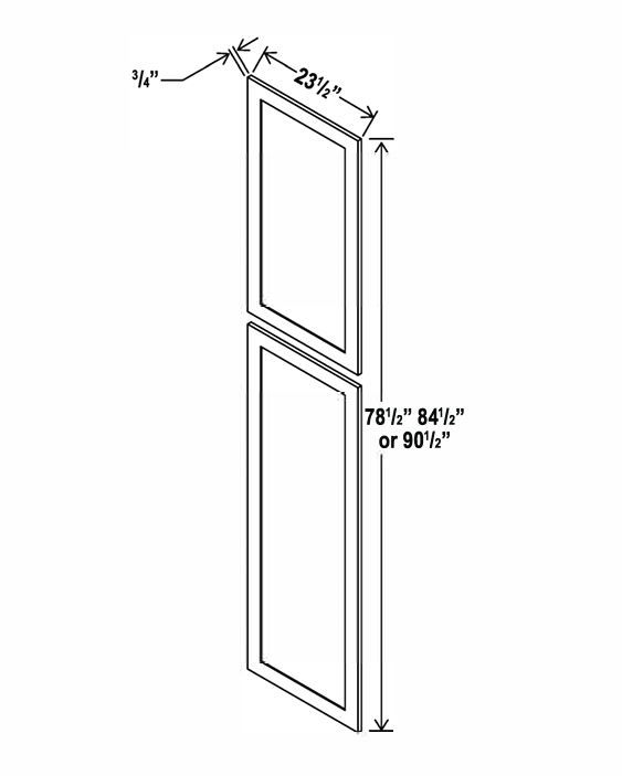 Tall Decorative Door Panel