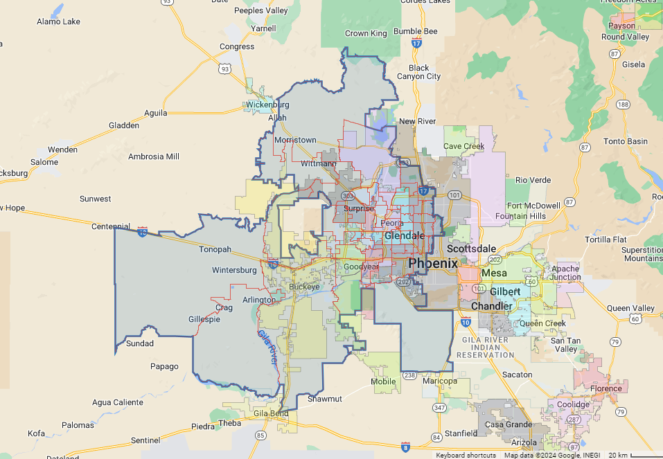 Phoenix Service Area - Sedona, AZ - Cooler Tymes LLC