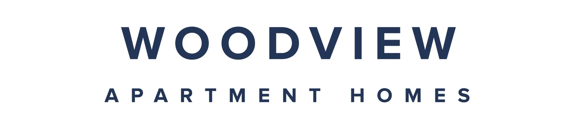Woodview Apartment Homes logo.