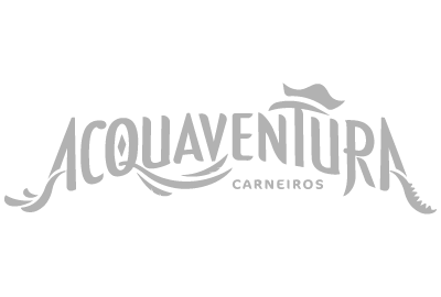 Logotipo preto e branco da acquaventura carneiros sobre fundo branco.