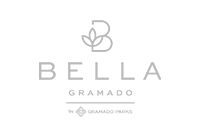 Um logotipo da bella gramado é mostrado em um fundo branco.