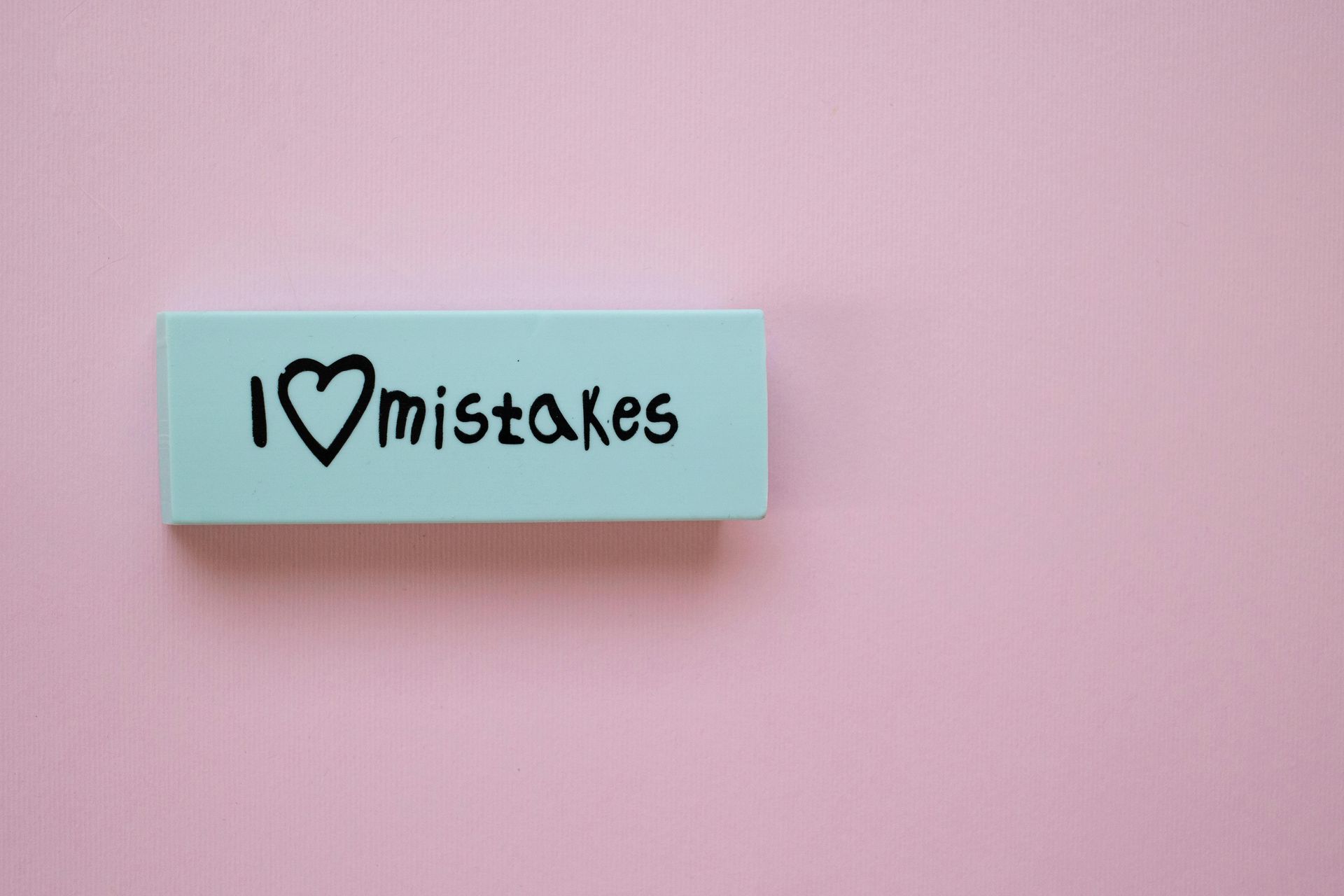 I love mistakes tag