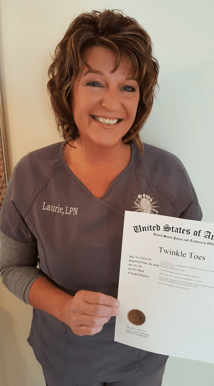 Laurie LPN of Twinkle Toes Mobile Footcare Photo of Laurie of Twinkle Toes Mobile Footcare