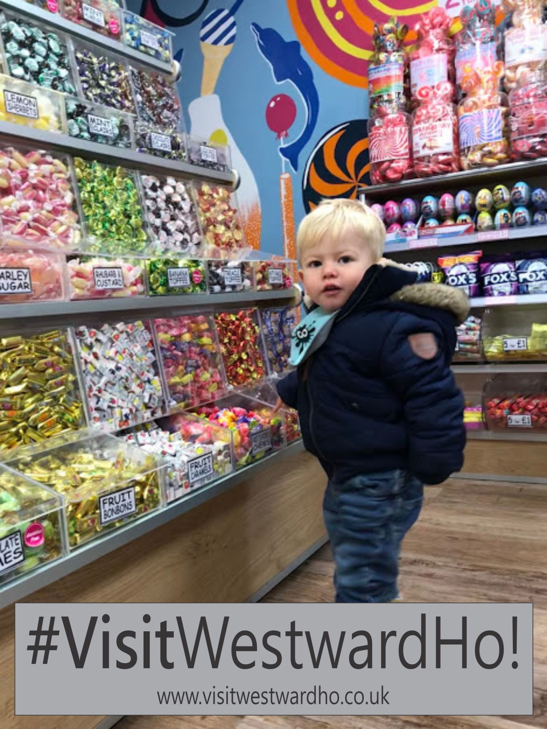 Kid in a sweet shop. Bob checks out SoSweet in Westward Ho!