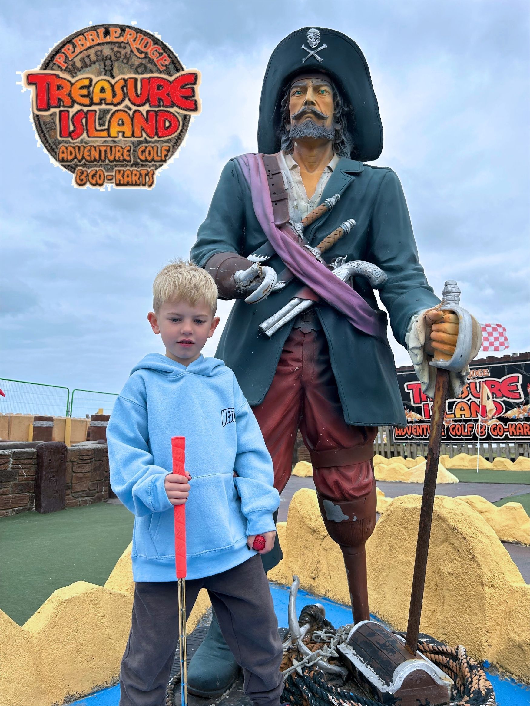 Treasure Island Crazy Golf in Westward Ho! is an exhilarating experience for all ages. The course, adorned with pirate-themed obstacles, offers 18 holes of fun and challenge. Set against the backdrop of the charming seaside village, the vibrant design invites players into a world of adventure. Perfect for family outings, date nights, or just casual fun with friends.