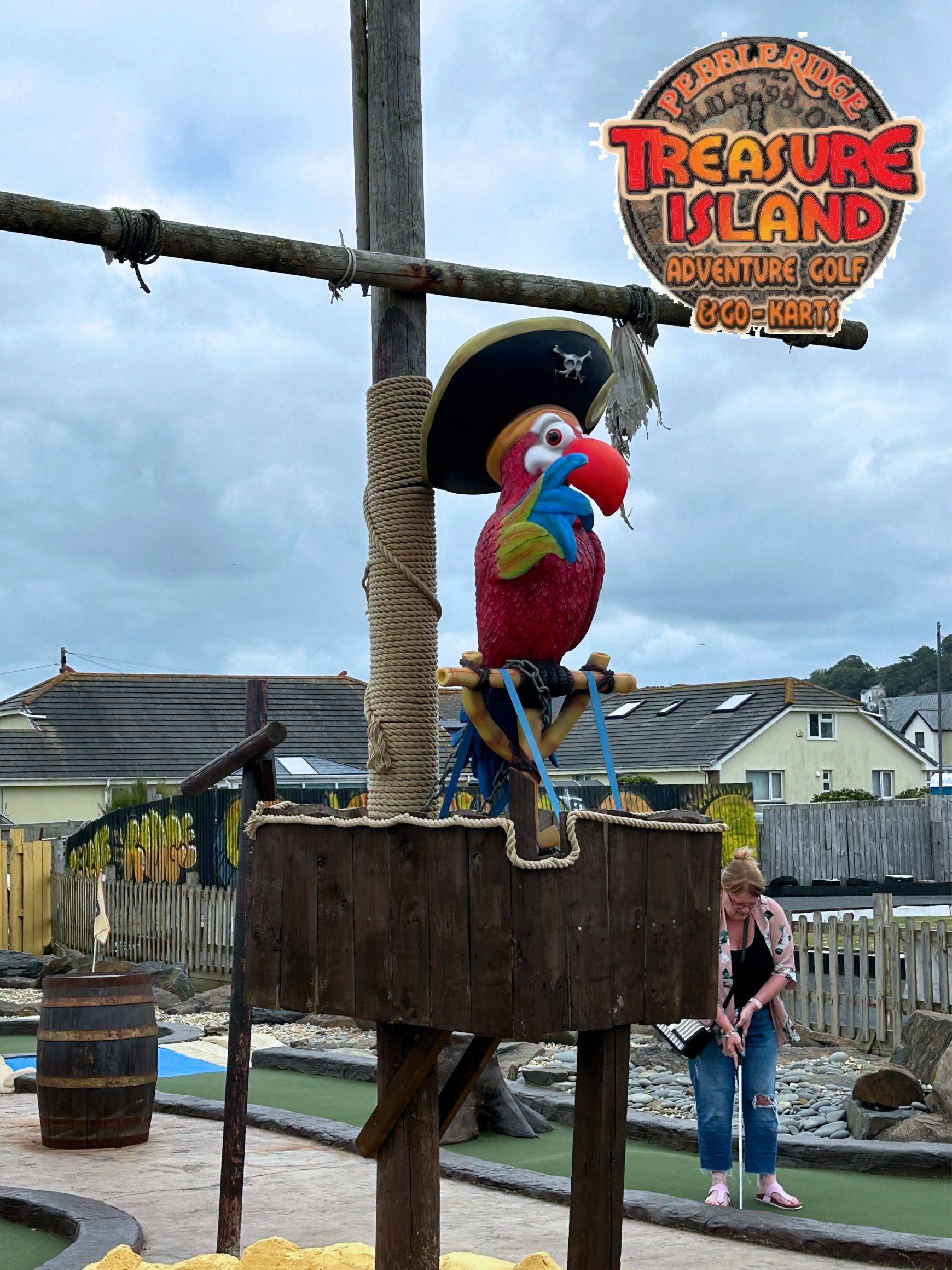 Treasure Island Crazy Golf behind the pebble ridge on the sea front in Westward Ho! is an exhilarating golf experience for all ages. With its creative design and seaside charm, it promises a memorable and enjoyable outing for everyone.