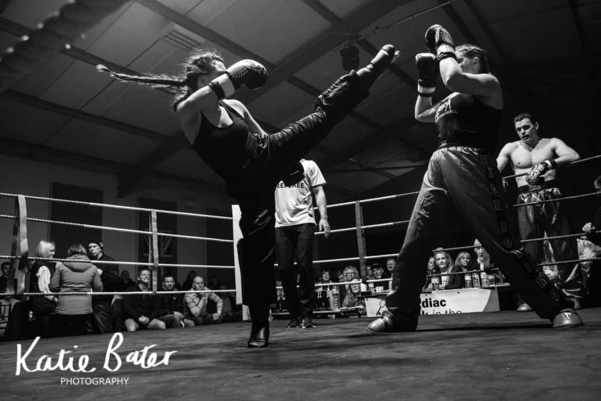 Fighting in a ring can give you an amazing buzz, it makes you feel electric. You don't have to fight to train at nd kickboxing, we train martial artists of all levels, whether just to keep fit, find a new bunch of friends or to fight in a boxing ring