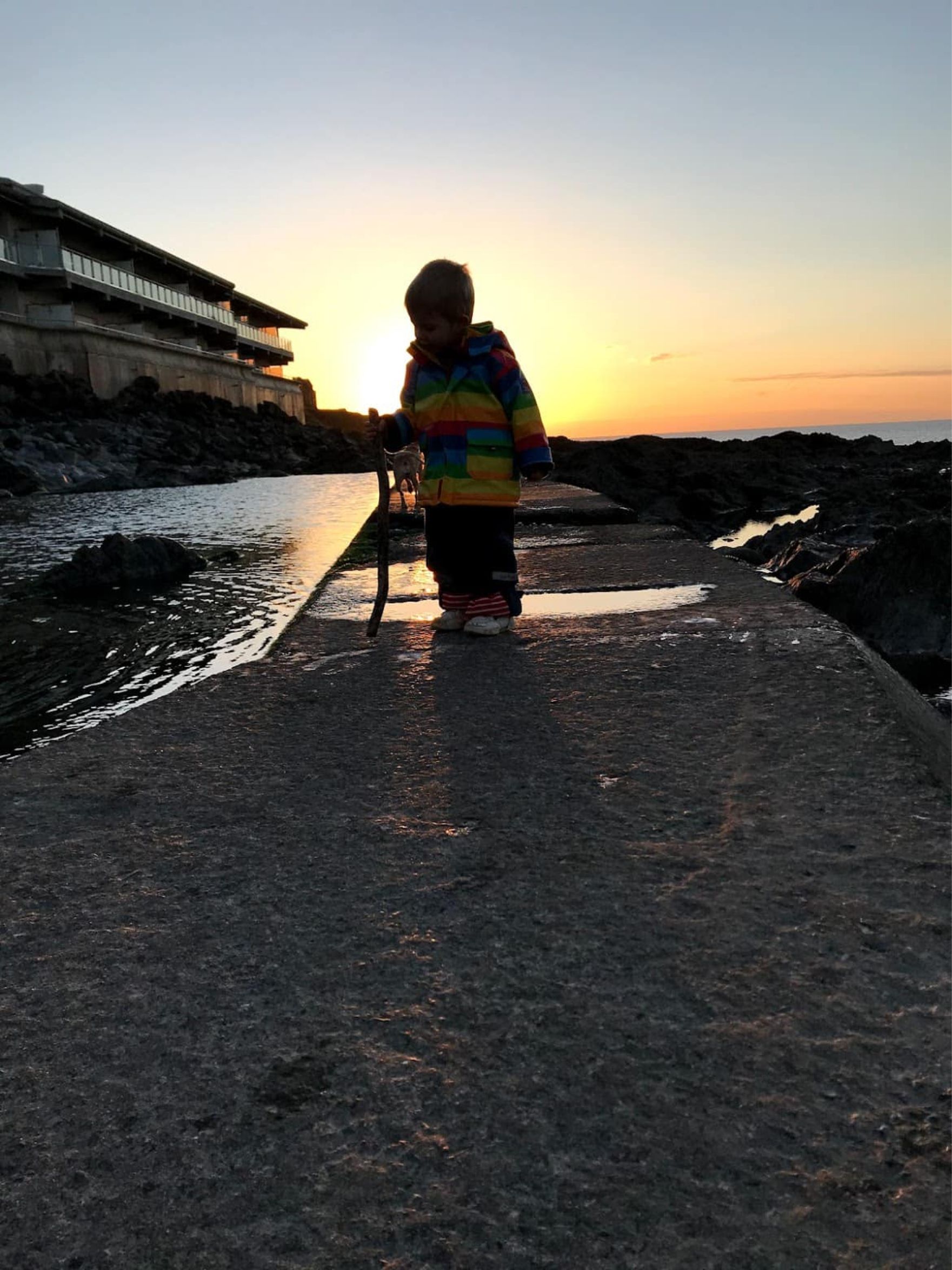 The old pipe in front of Nassu Court makes a perfect path to gain access to the best rock pools in westward ho!