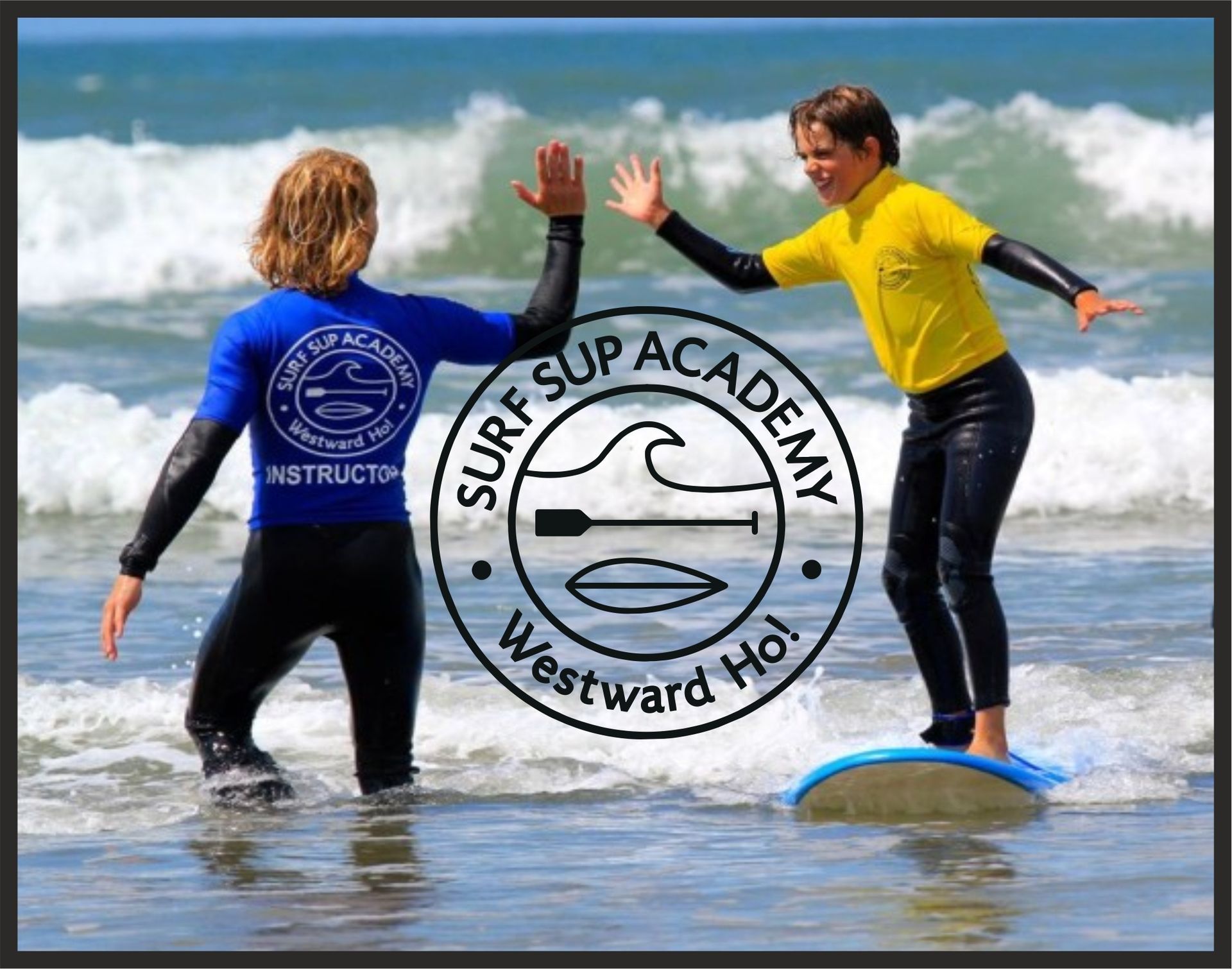 Learning to surf at Westward Ho! in Devon is made easy by Surfsup academy. After only a 2 hour lesson you are riding your first waves here and enjoying the ocean