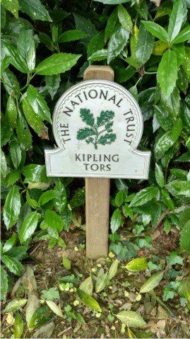 Kipling Tors in Westward Ho! sign