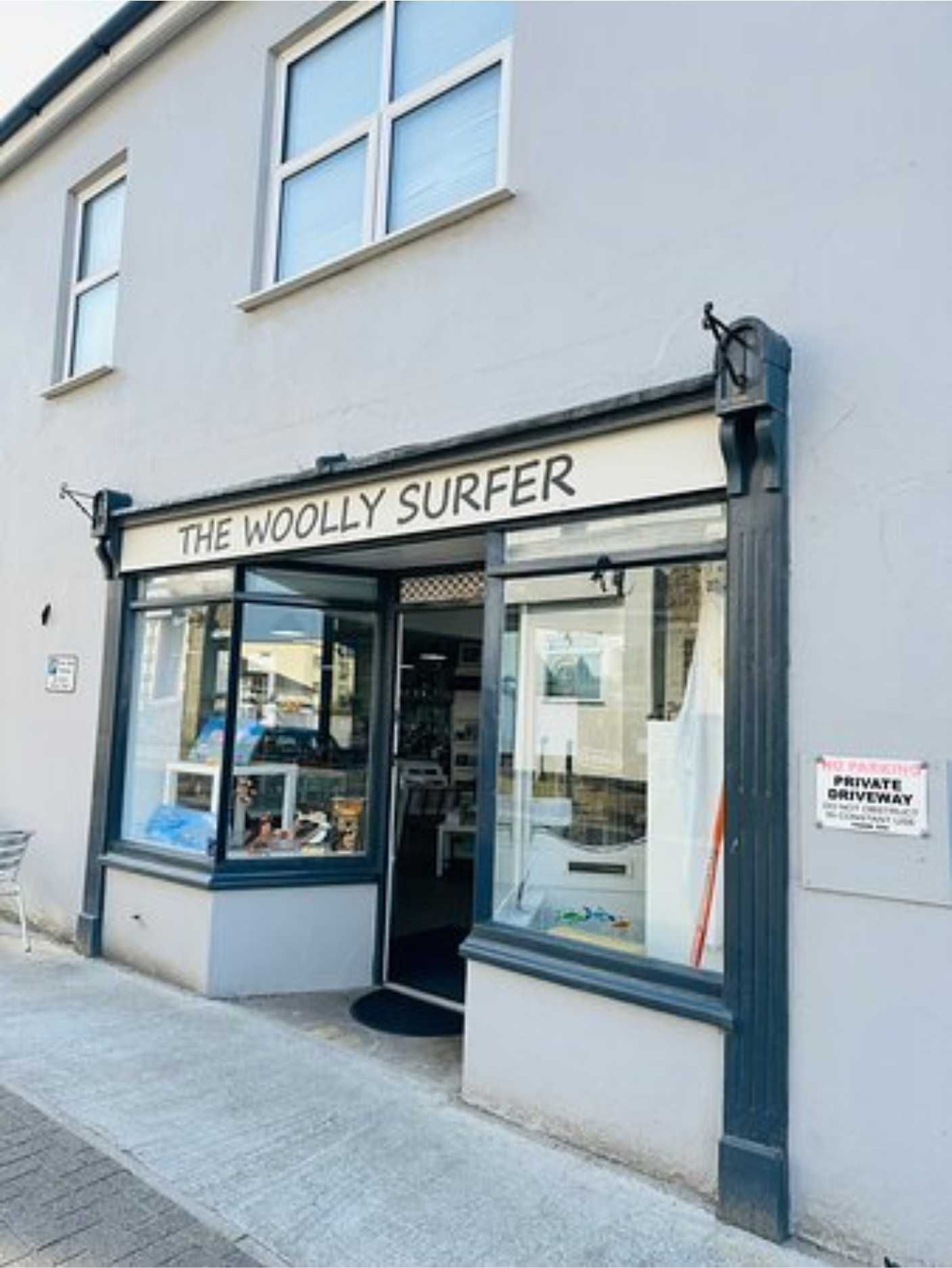 Wooly Surfer in Westward Ho! is an art cafe