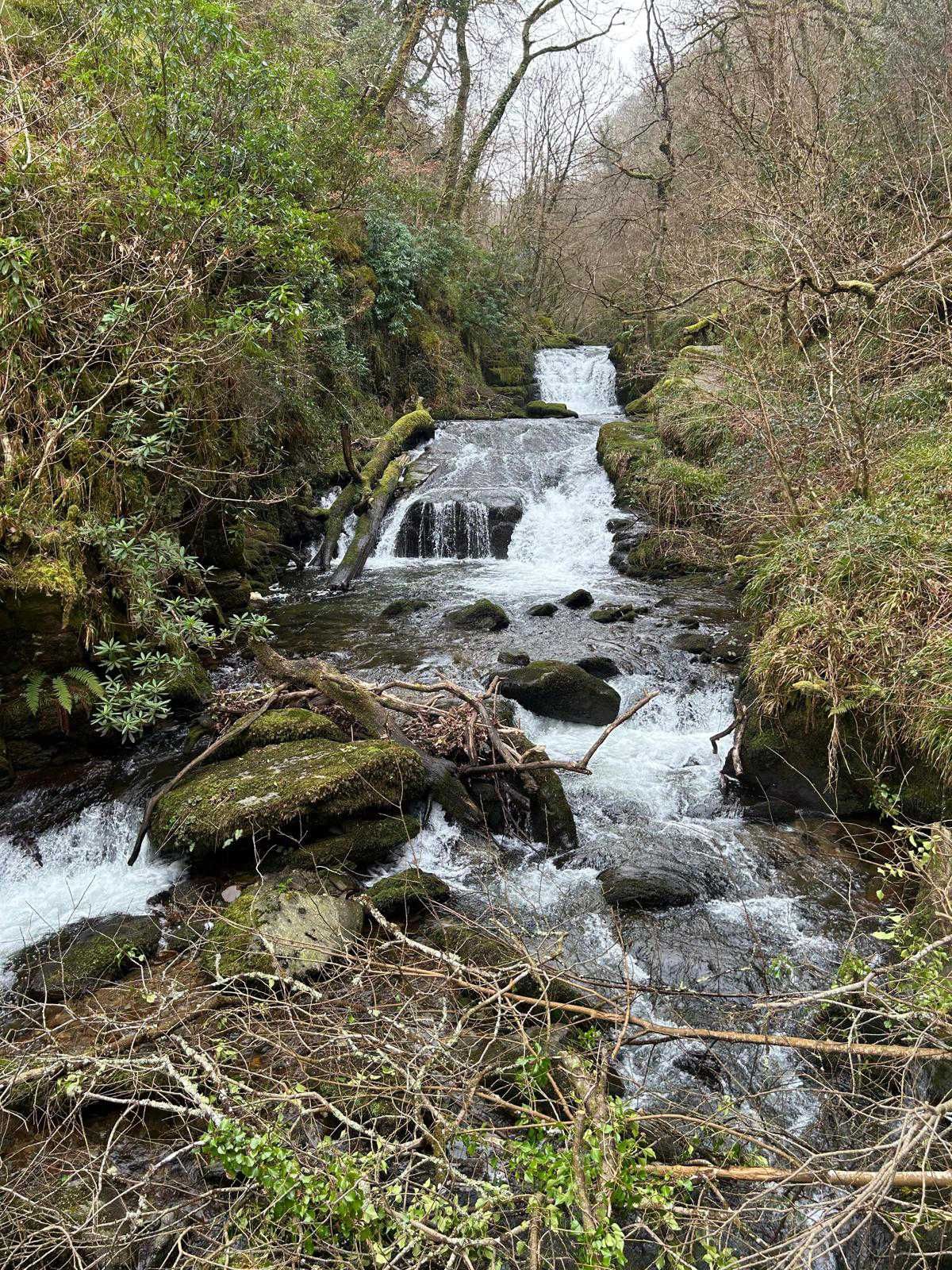 The tributary Hoar Oak Water combines with the East Lynn river at Watersmeet, on the edge of Exmoor this is a beautiful walk