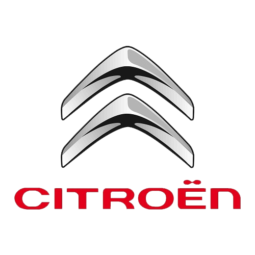 Le logo Citroën est affiché sur un fond blanc