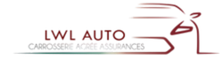 A logo for lwl auto carrosserie avec assurances