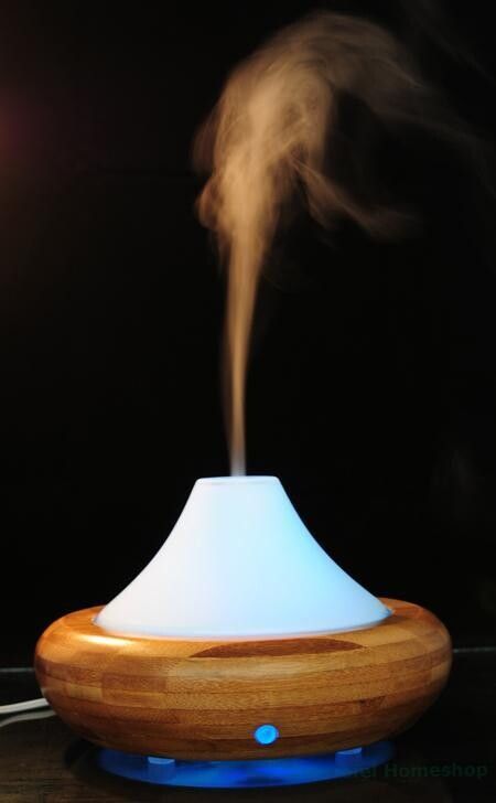 Aromaverstuiver BAMBOE, incl. wisselende led kleuren