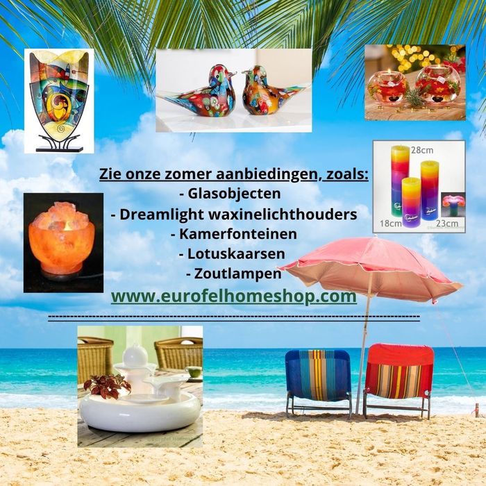 Voorjaarsaanbiedingen. Glasobjecten, dreamlight waxinelichthouders, kamerfonteinen, lotuskaarsen en zoutlampen Voorjaarsaanbiedingen. Glasobjecten, dreamlight waxinelichthouders, kamerfonteinen, lotuskaarsen en zoutlampen