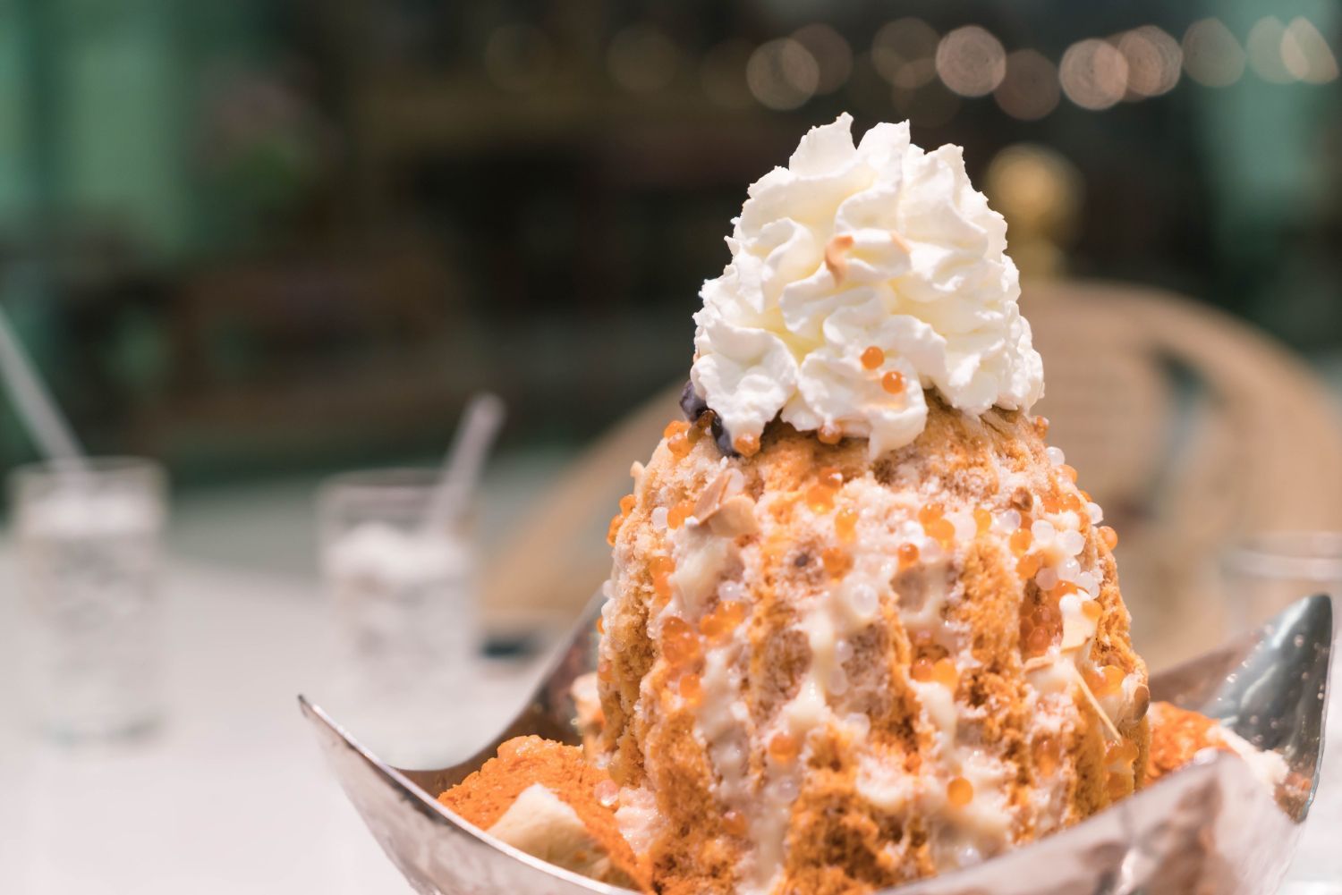 shaved ice dessert