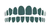 Traditional braces icon illustrating orthodontic treatment services offered at Maple Orthodontics