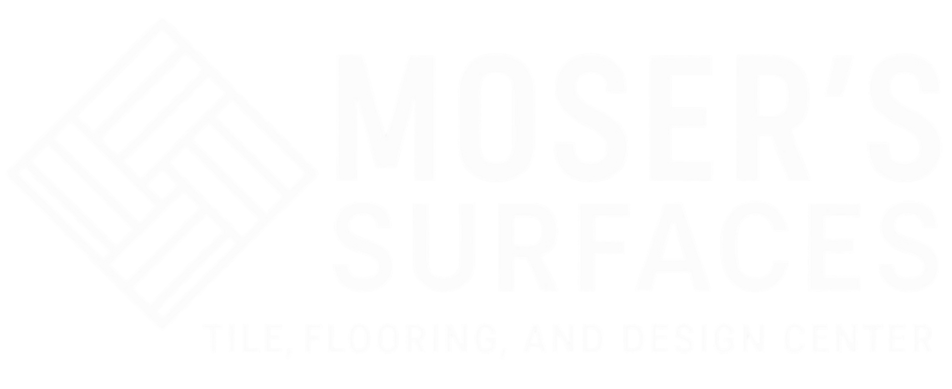Faint white logo and text on a white background