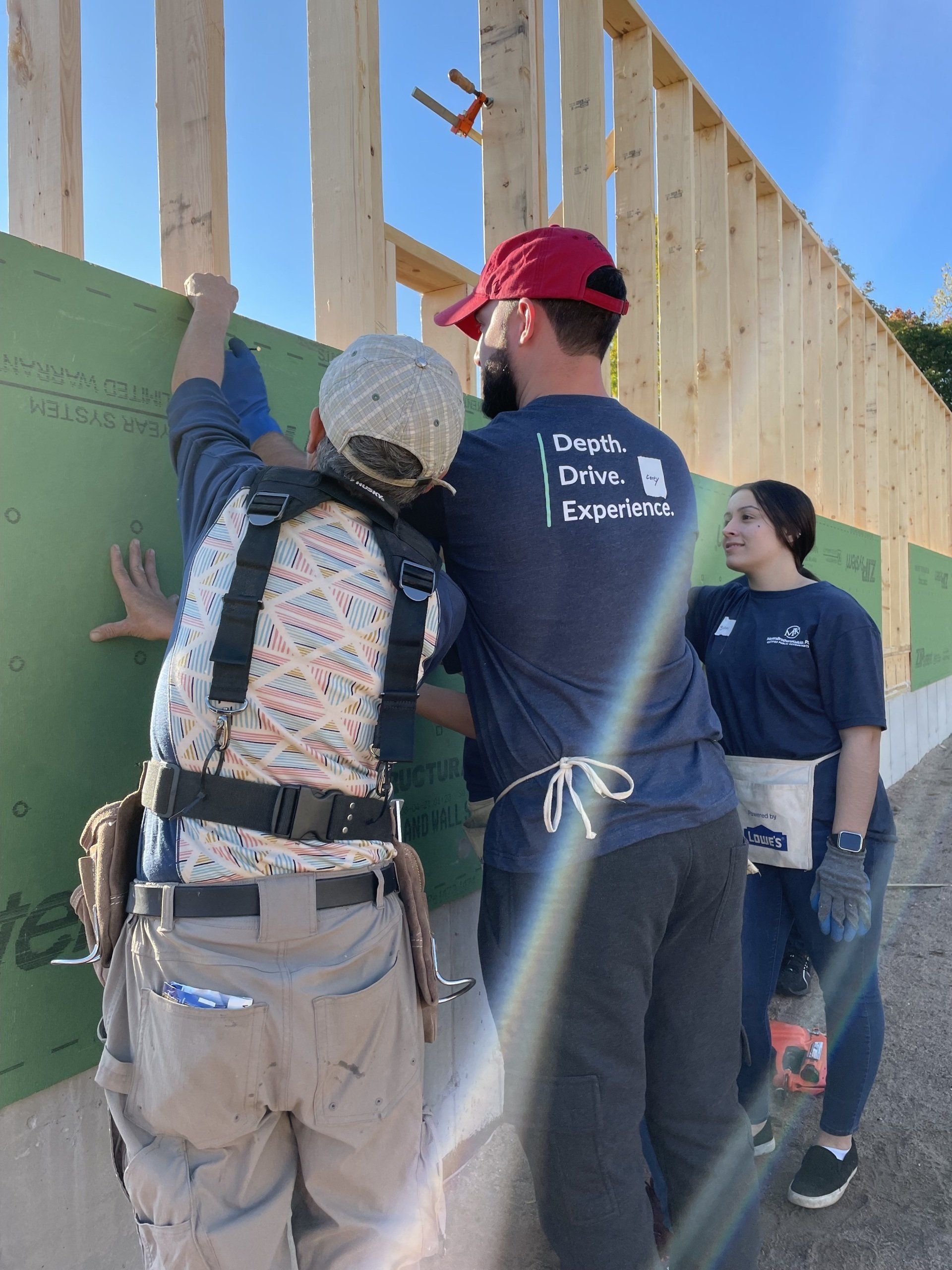 MBK teamed up with Pioneer Valley Habitat for Humanity