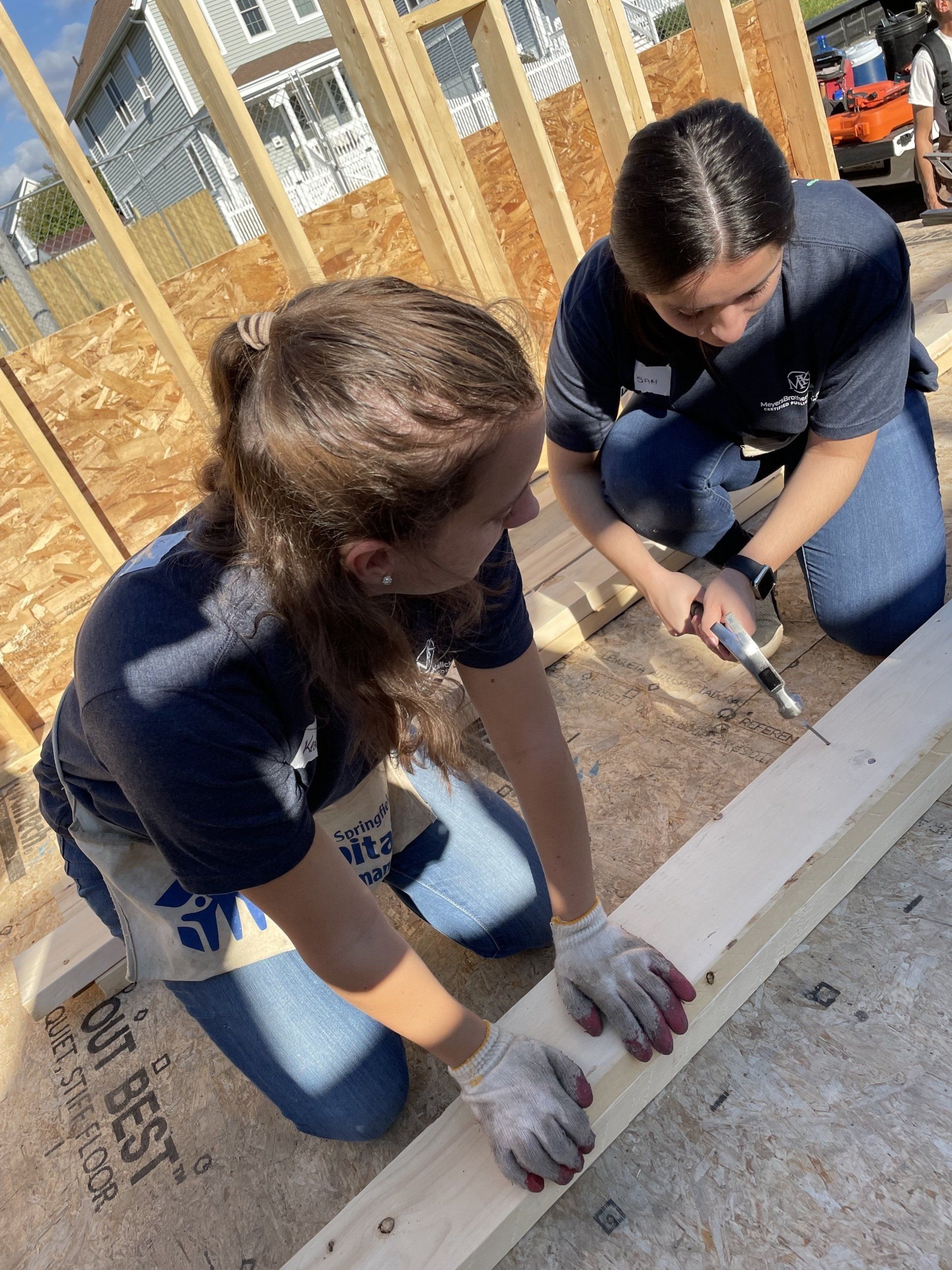MBK teamed up with Pioneer Valley Habitat for Humanity