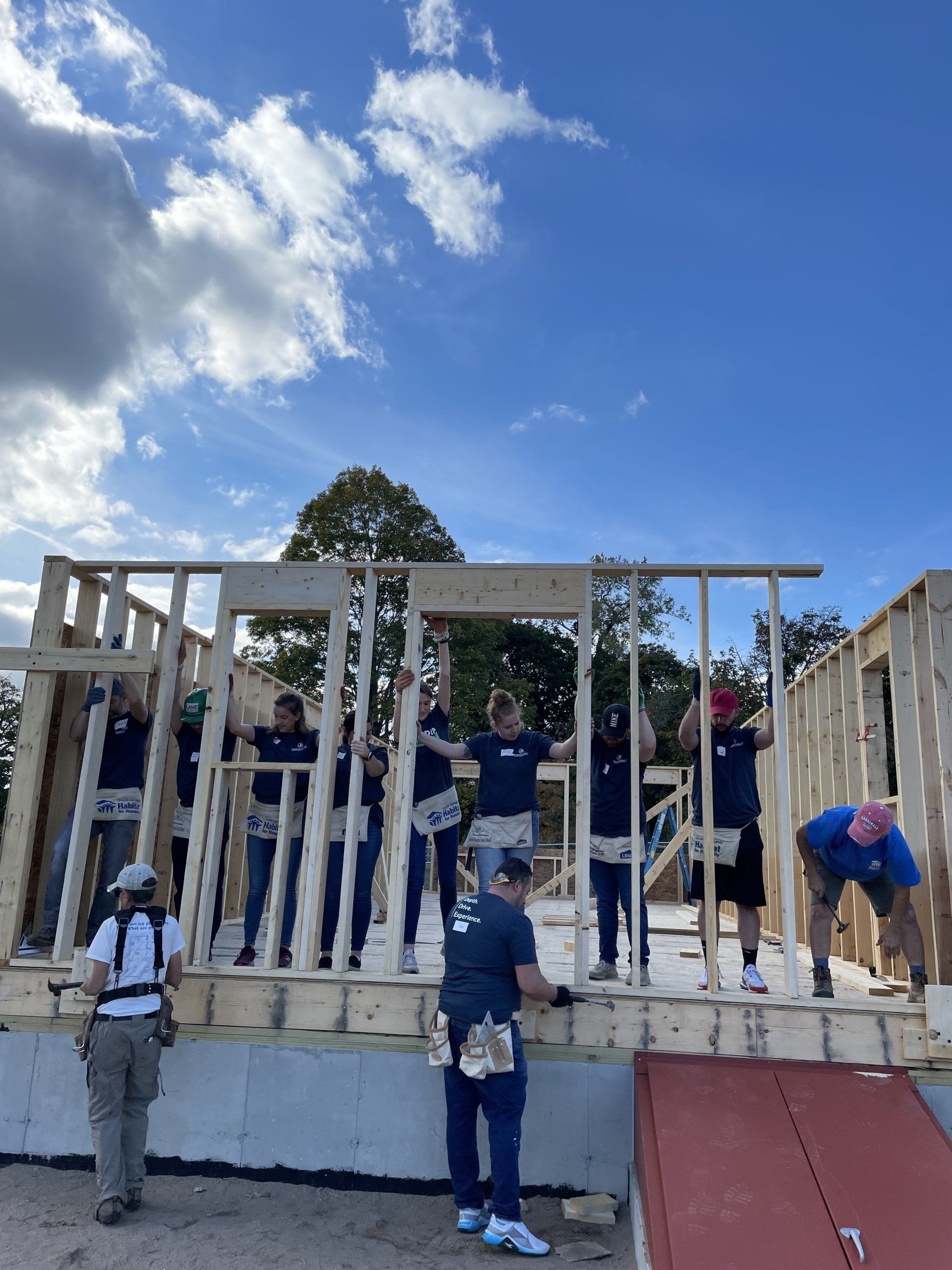 MBK teamed up with Pioneer Valley Habitat for Humanity