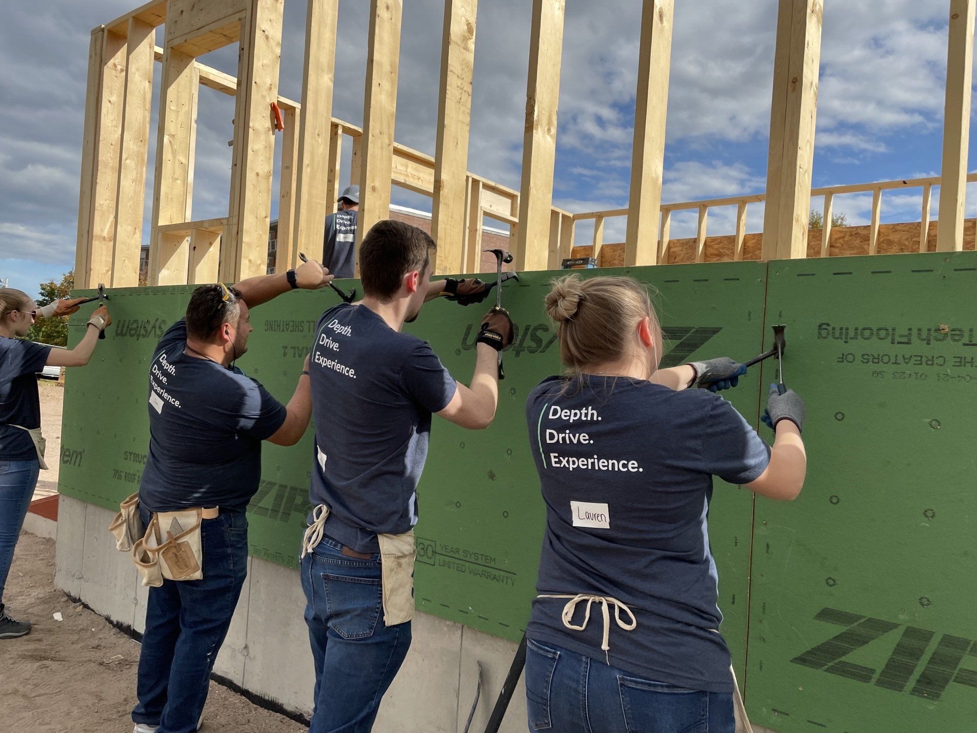 MBK teamed up with Pioneer Valley Habitat for Humanity