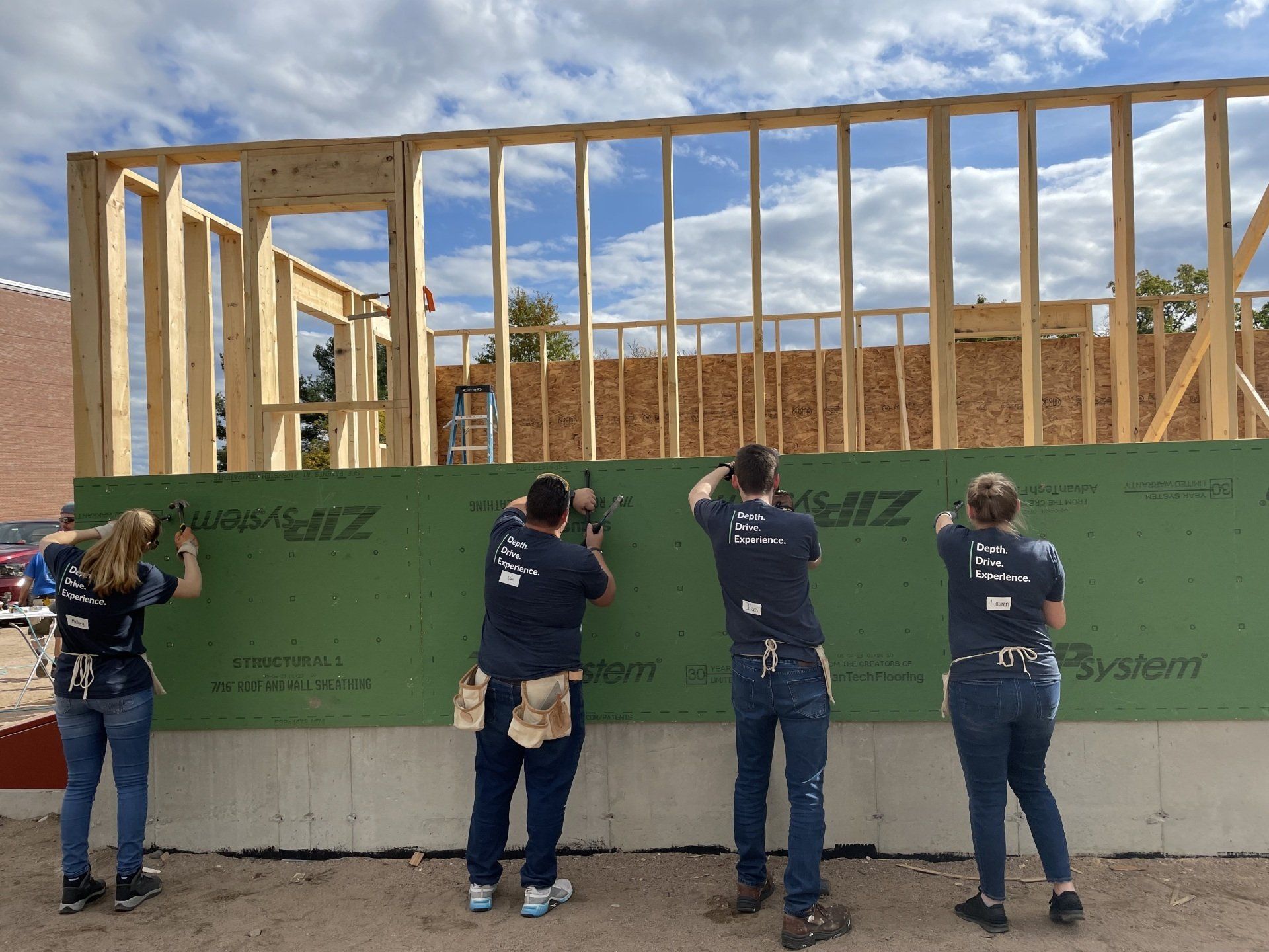 MBK teamed up with Pioneer Valley Habitat for Humanity