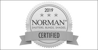 norman shutters blinds shades certified