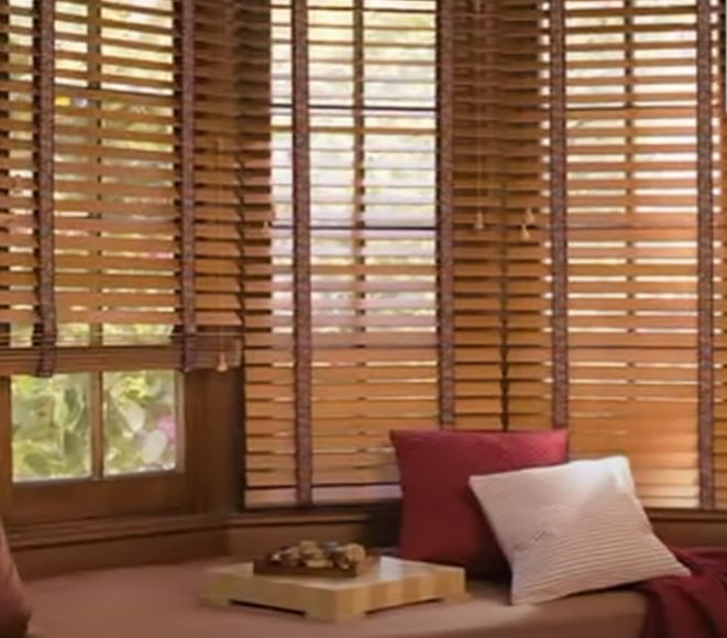 Living Room Beautified by Hunter Douglas Blinds