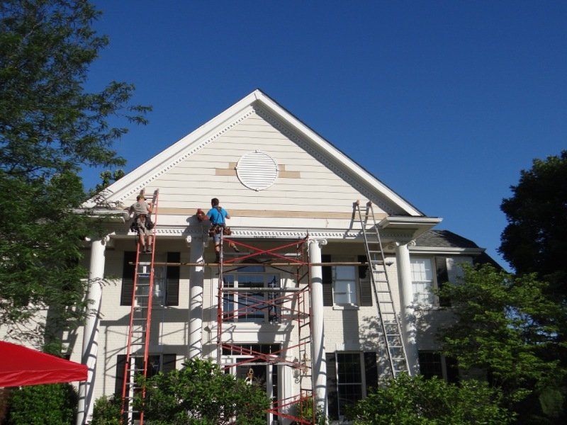 exterior view of a house before house refacing