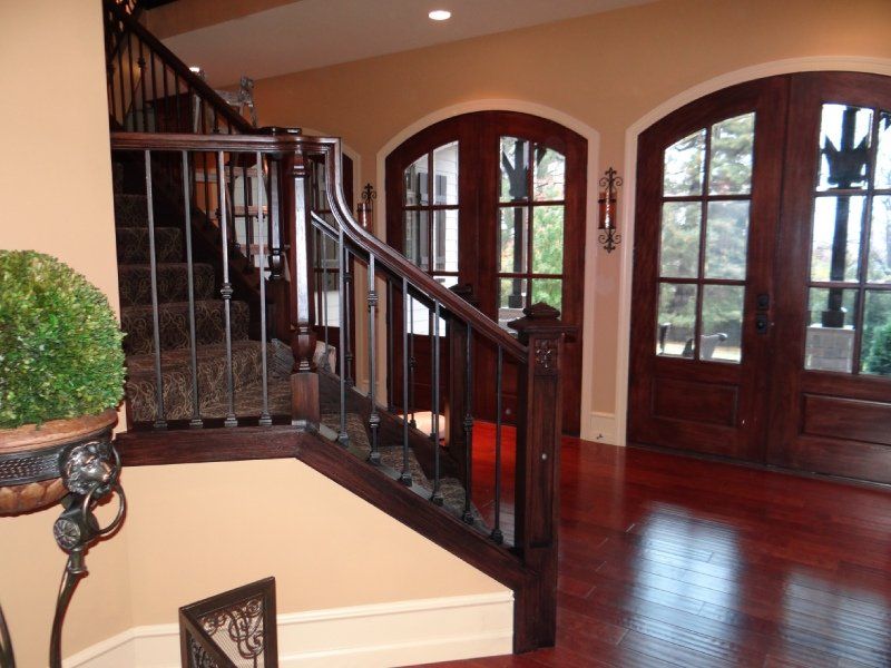 newly constructed staircase