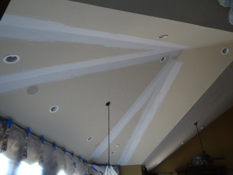 View of vaulted ceiling