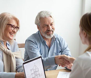 Retirement Plan — Old Couple Talking about Retirement in Schererville, IN